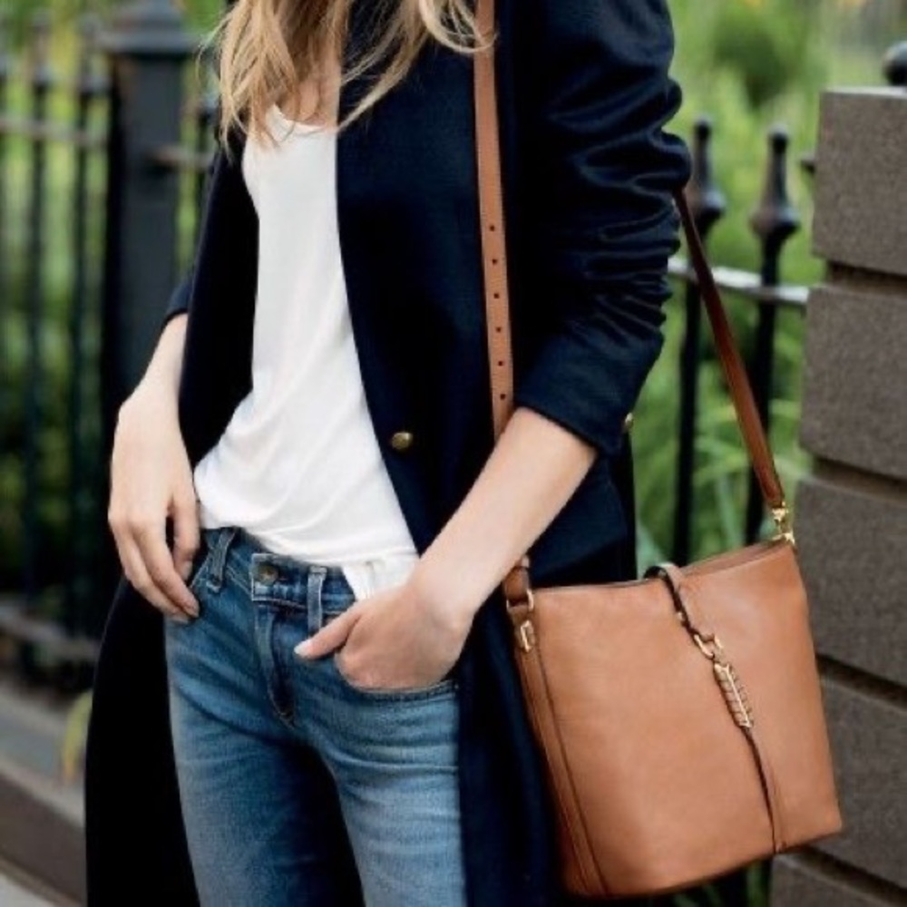 Stella and Dot Covet Leather Bag